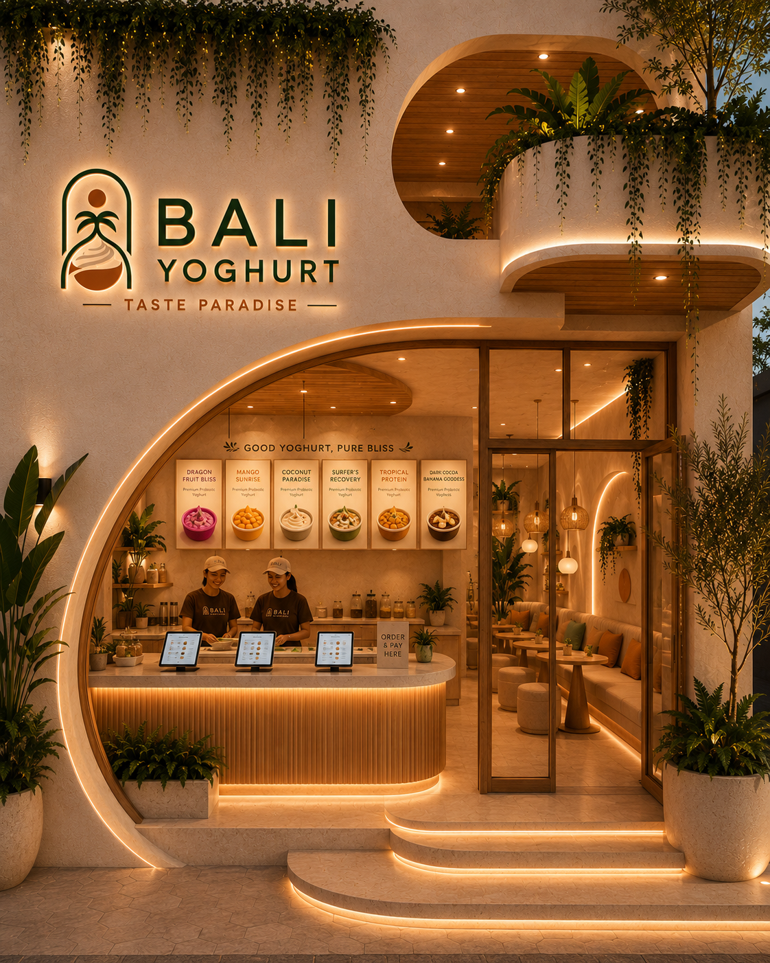 Bali Yoghurt flagship store in Pererenan, Canggu